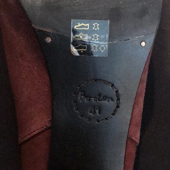 Boden burgundy suede booties size 41 EU / 9 US - Picture 2 of 9